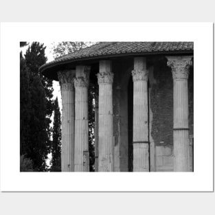 Temple of Vesta Rome Italy Posters and Art